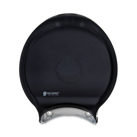 The Colman Group San Jamar, Single 12in Jbt Bath Tissue Dispenser, 1 Roll, 12 9/10x5 5/8x14 7/8, Black Pearl R6000TBK